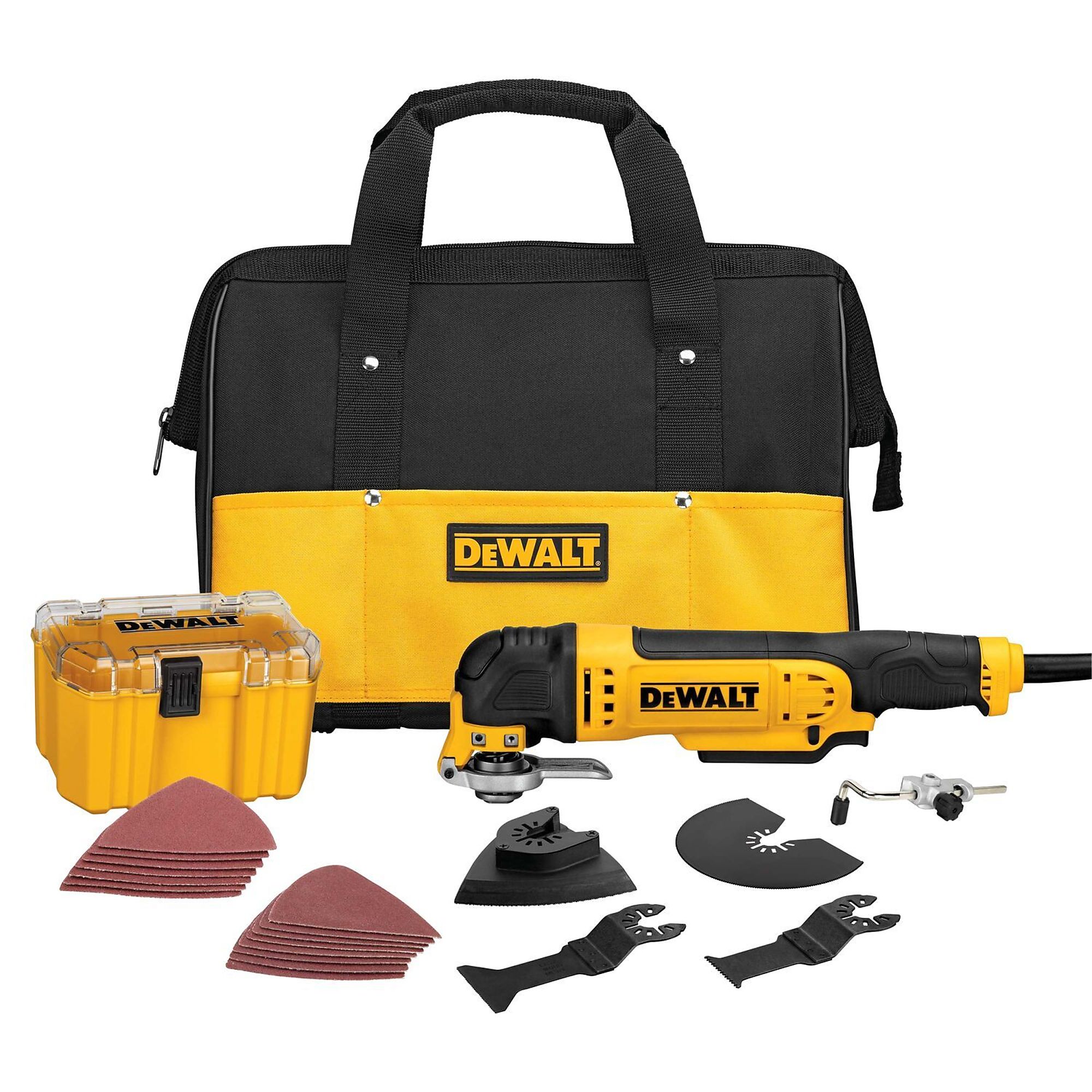DEWALT, Corded Multi-Material Oscillating Toll Kit, Model# DWE315K